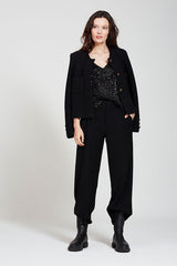 TANITA OA SEQUINNED TOP