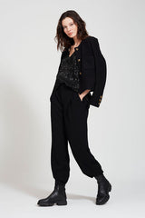 TANITA OA SEQUINNED TOP