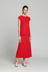 RED ARROW TEXTURED TOP