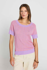 LILAC WAVE TEXTURE JUMPER