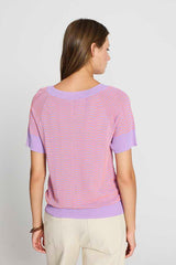 LILAC WAVE TEXTURE JUMPER