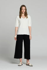 ECRU ARROW TEXTURED JUMPER