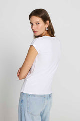 TEARDROP CUT OUT T-SHIRT