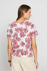 ALLOVER PINK FLORAL PRINT JUMPER