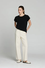 BLACK SHOULDER DETAIL TOP