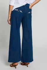 EMBROIDERED BACK POCKET JEANS