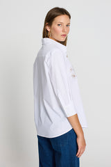 FLORAL EMBROIDERED SHIRT