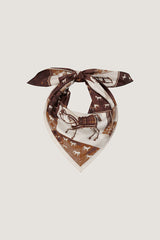 PRINTED COTTON SILK SCARF