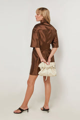 BELTED SHIRT DRESS