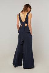 DENIM BLUE HALTER NECK TOP
