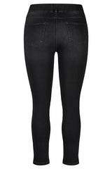 SLIM-FIT JOGGER DENIM TROUSERS