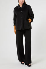 TENZONE BLACK DOUBLE CLOTH HEAVY JACKET