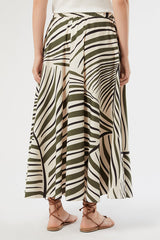 TERZO LONG COTTON POPLIN SKIRT