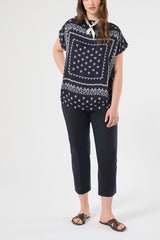 BIADA PRINTED SATIN JERSEY TUNIC