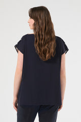 BIADA PRINTED SATIN JERSEY TUNIC