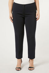 REGGINA BLUE STRETCH CADY TROUSERS