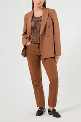 QUARTO SLIM-FIT COTTON TROUSERS