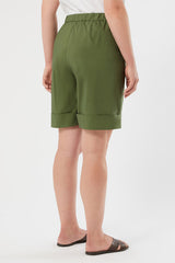 DANZA COTTON BERMUDA SHORTS