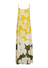 BOTANICAL PRINT MAXI DRESS