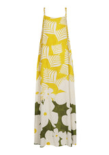 BOTANICAL PRINT MAXI DRESS