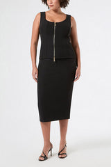 UGGIOSO BLACK TWILL GILET