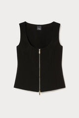UGGIOSO BLACK TWILL GILET
