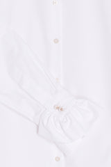 NICOLA WHITE POPLIN BLOUSE