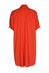 CHERRY SHORT SLEEVE COTTON DRESS