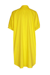 LEMON SHORT SLEEVE COTTON DRESS