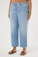 ZIGRINO STRETCH DENIM BARREL-LEG JEANS