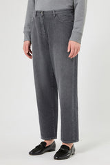 CASTA TENCEL COTTON BARREL-LEG JEANS