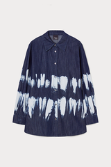 SALUBRE TIE DYE DENIM SHIRT