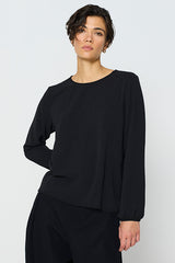 BLACK ROUND NECK SHIRT
