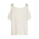 MULTICOLOR SHOULDER EFFECT SWEATER