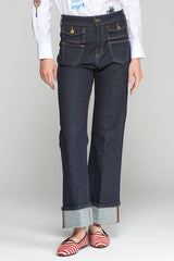 ANNINA PATCH POCKET JEANS