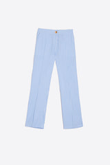 TIFFANY BLUE STRIPED TROUSERS