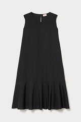 ZINCO BLACK COTTON DRESS