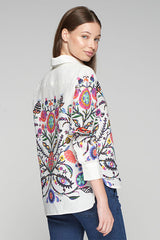 ISA TREE OF LIFE LINEN SHIRT