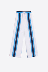 NOVA VERTICAL WATERCOLOR STRIPE TROUSERS