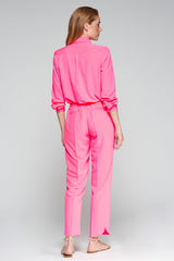 ORNELLA NEON PINK TROUSERS