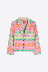 EMMA FLUORESCENT JACQUARD JACKET