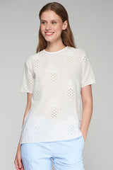 DARZIE PINEAPPLE EMBROIDERY T-SHIRT