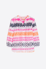 DREW IKAT PRINT SHIRT