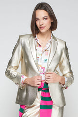 BEE BUTTONS GOLD BLAZER