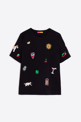 AMALIA EMBROIDERY PUNTO T-SHIRT