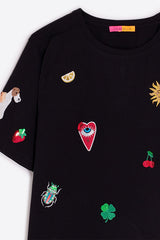 AMALIA EMBROIDERY PUNTO T-SHIRT