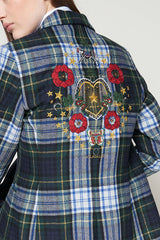 ROCK EMBROIDERY ESCOCES VERDE ORO JACKET