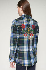 ROCK EMBROIDERY ESCOCES VERDE ORO JACKET