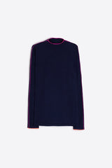 CUELLO ALTO VIVOS NAVY PINK GREEN KNITWEAR