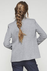 SILVER LUREX GREY BLAZER